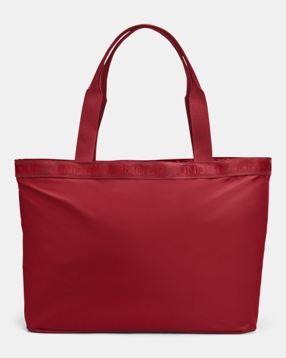 Women's UA Essentials Tote Bag, Red, pdpMainDesktop image number 1